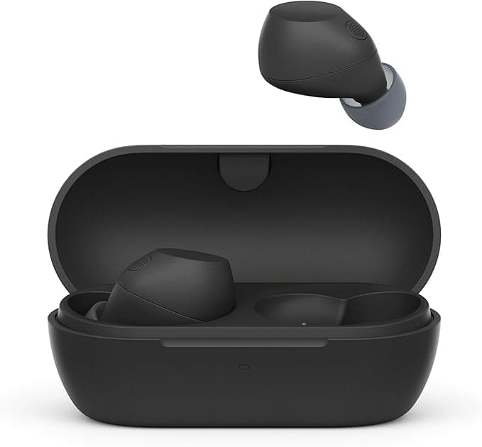 Sony WF-C710NSA Truly Wireless Noise Cancelling Earbuds, Advanced Noise Cancelling, AI Call Quality, Multipoint, IPX4, Up to 40Hr Battery, iOS & Android, Black (Latest model)