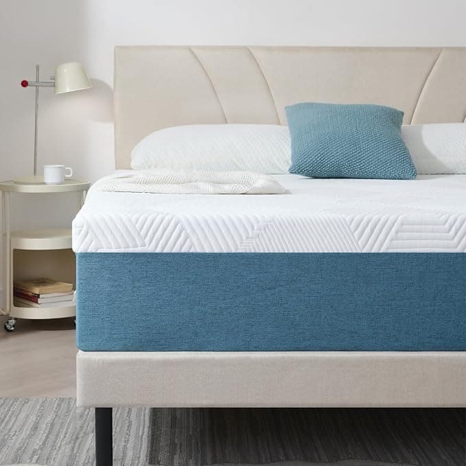 Hiimgo Double Memory Foam Mattress 135x190x22cm,Medium Firm | 22CM Thickness, Breathable, Medium Firm, Perfect for Body Support, Durable